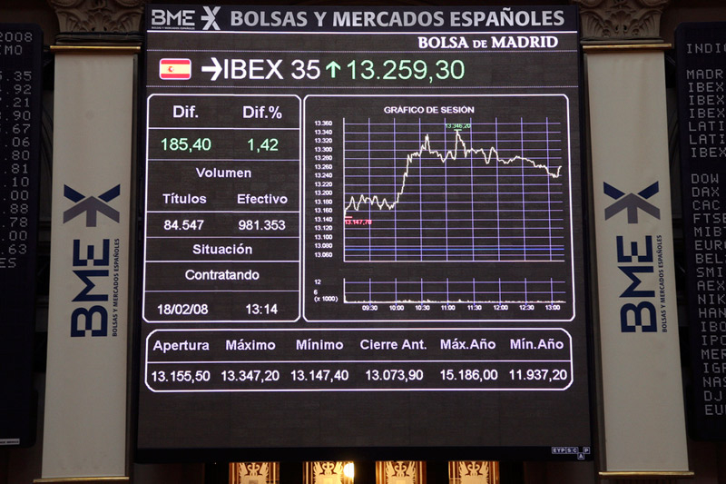 Рынок акций Испании закрылся ростом, IBEX 35 прибавил 0,38%